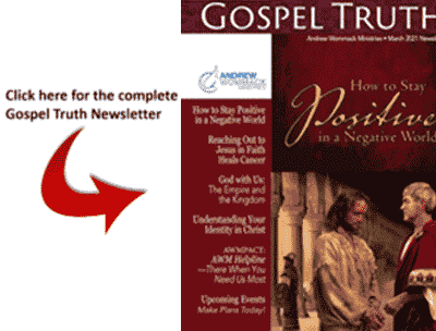 Gospel Truth Newsletter March 2021 cover