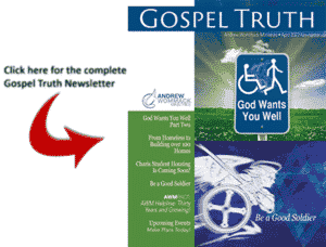 Gospel Truth Newsletter April 2022 cover